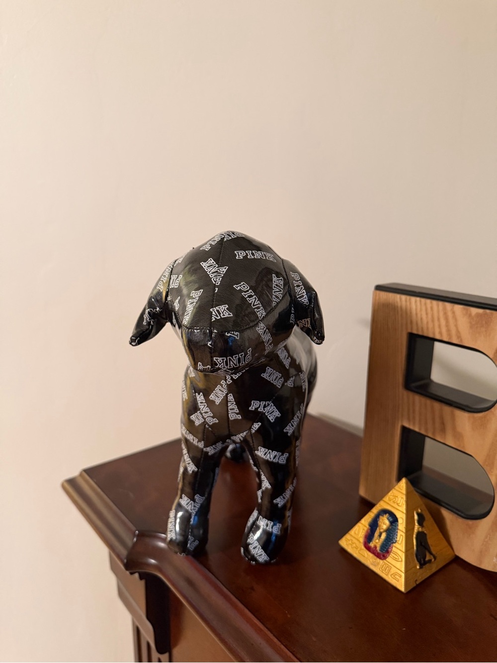 PINK Victoria's Secret Black Logo Dog